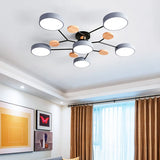 Nordic Wooden LED Ceiling Lamp