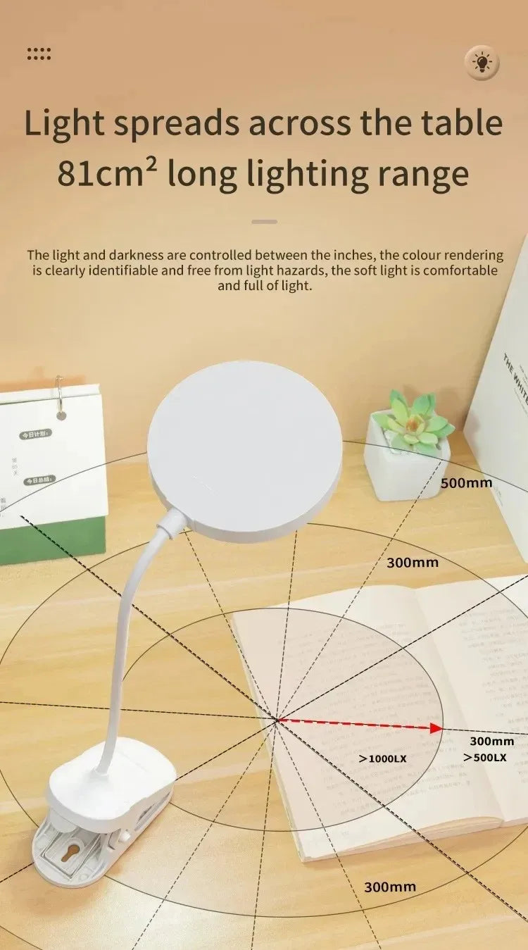 Clamp-On LED Study Lamp