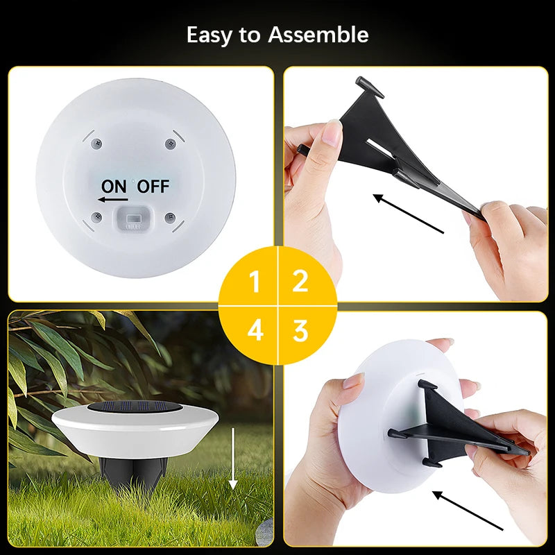 Solar Ground Lights (4-Pack)