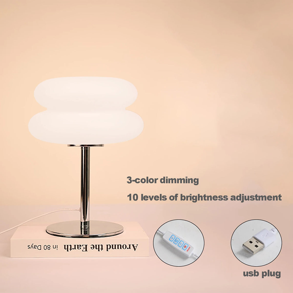 LED Mushroom Table Lamp