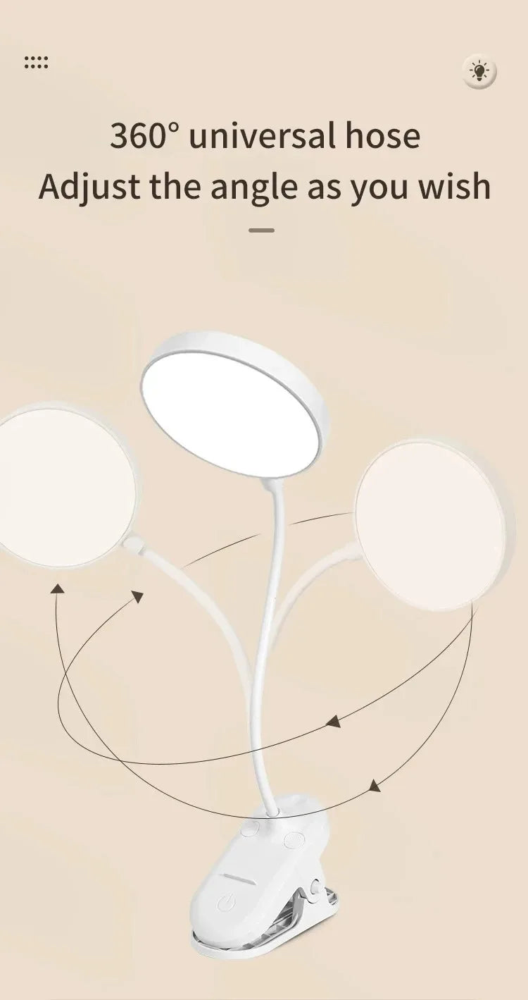 Clamp-On LED Study Lamp