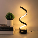 Spiral Modern Table Lamp