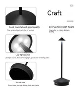 Rechargeable Touch Table Lamp